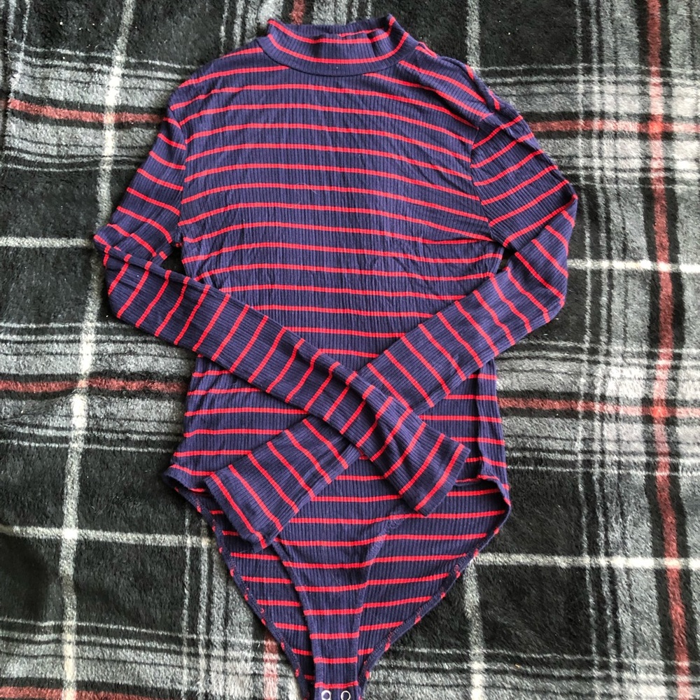 striped bodysuit